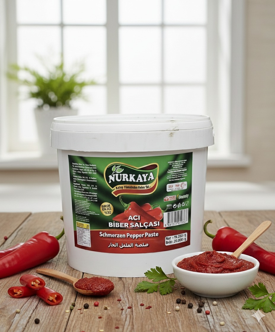 Nur Biber Acı Biber Salçası