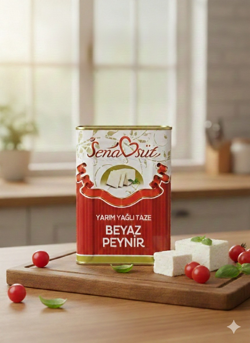 Sena Süt Yarım Yaglı Taze Beyaz Peynir